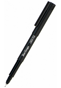 Ручки капиллярная  0 4 мм черная Berlingo CK_40681