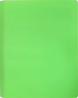 Папка с металлическим пружинным скоросшивателем и внутренним карманом "Бюрократ  Double Neon" цвет: салатовый A4 арт DNE07PLETT Бюрократ