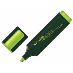 Текстовыделитель "Original"  цвет зеленый линия 1 5 мм Brauberg 151682