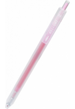 Ручка гелевая Delight  розовая Deli