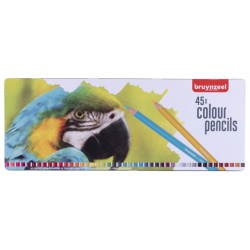 Карандаши цветные Попугаи  45 цветов Bruynzeel
