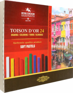 Пастель сухая художественная мягкая Toison d`Or 8584  24 цвета Koh I Noor