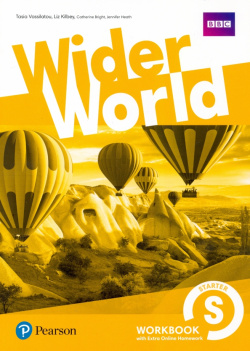 Wider World  Starter Workbook with Extra Online Homework Pearson 9781292178837