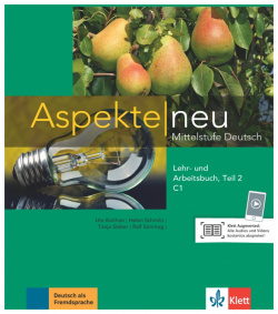Aspekte neu  C1 Lehr und Arbeitsbuch Teil 2 mit Audio CD Mittelstufe Deutsch Klett 9783126050388