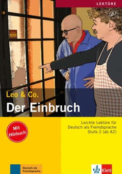 Der Einbruch  Stufe 2 Leichte Lektüren für Deutsch als Fremdsprache Buch mit Audio CD Klett 9783126063968