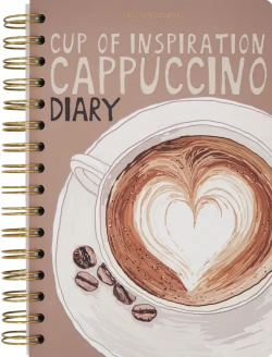 Ежедневник недатированный Cute Dairy  Coffee With You Cappuccino 136 листов А5 Bruno Visconti
