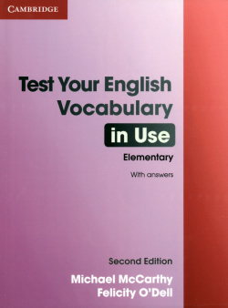 Test Your English Vocabulary in Use  Elementary with Answers Cambridge 9780521136211