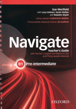 Navigate  B1 Pre Intermediate Teachers Guide with Support and Resource Disc Oxford 9780194566544
