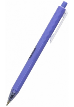 Ручка шариковая автоматическая Crystall  синяя в ассортименте Хатбер А