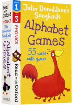 Read with Oxf: Stages 1 3  Julia Donaldsons Songbirds: Alphabet Games Flashcards Oxford 978 0 19 276485