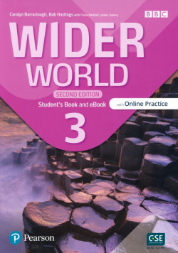 Wider World  Second Edition Level 3 Students Book and eBook with Online Practice App Pearson 9781292342092