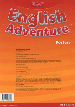 New English Adventure  Level 2 Posters Pearson 9781447983828