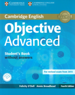 Objective  4th Edition Advanced Students Book without Answers + CD Cambridge 9781107674387