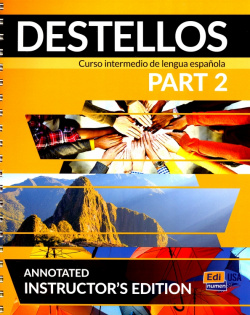 Destellos  Part 2 Teacher Print Edition + Online access code Edinumen 9788491793755
