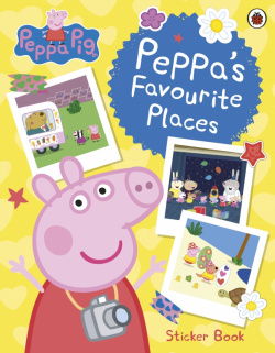 Peppa’s Favourite Places  Sticker Scenes Book Ladybird 9780241606834