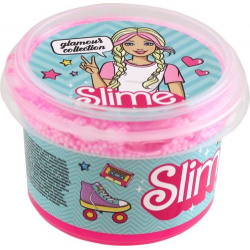 Slime Glamour collection crunch  розовый Волшебный мир Гламурная новинка для