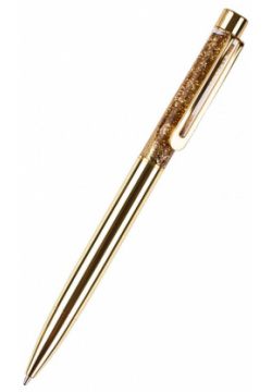 Ручка шариковая автоматическая Gold sand  синяя MESHU