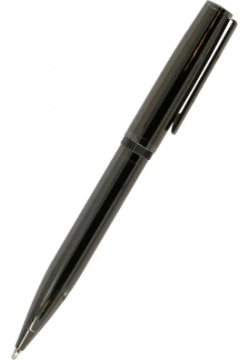 Ручка шариковая автоматическая Boston  синяя цвет корпуса черный в футляре Bruno Visconti