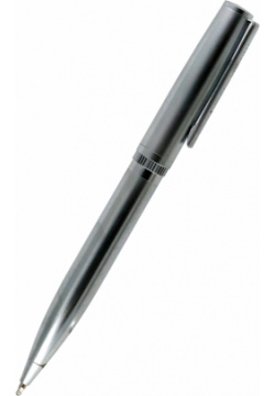 Ручка шариковая автоматическая Boston  синяя цвет корпуса серебряный в футляре 0 7 мм Bruno Visconti