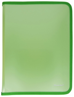 Папка для тетрадей на молнии "Silwerhof  Neon" цвет: зеленый A5 210х260х25 мм арт 671957 Silwerhof