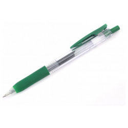 Ручка гелевая автоматическая 0 5 SARASA CLIP темно зеленый Zebra JJ15 VIR 