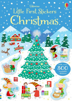 Little First Stickers  Christmas Usborne 9781474956604 Discover the magic of