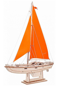 Сборная модель из дерева  Парусная яхта "Оранжевый бриз" Lemmo