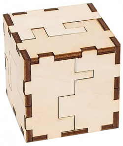 Деревянный конструктор головоломка кубик Cube 3D puzzle Eco Wood Art 
