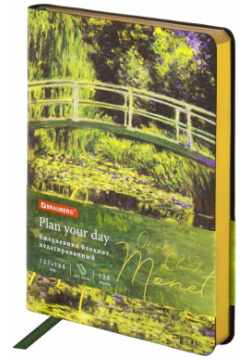 Ежедневник недатированный Claude Monet  B6 136 листов Brauberg
