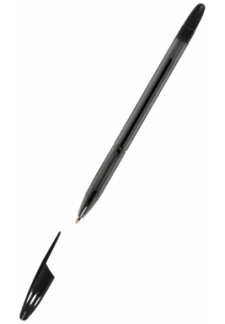 Ручка шариковая 555  черная Стамм