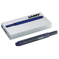 Картриджи для перьевой ручки "Т10" синие  5 шт Lamy