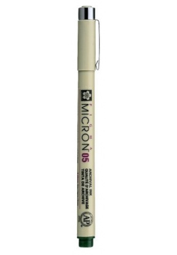Ручка капиллярная Sakura Pigma Micron 0 45 мм  цвет чернил: хаки