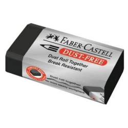 Ластик для графитных карандашей Faber Castell Dust Free 187170  черный