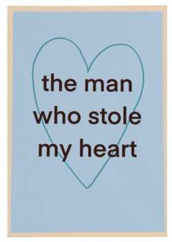 Открытка "Man stole heart" Opaperpaper 