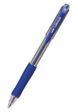 Шариковая ручка автомат SN 100 Laknock 0 5 мм  синяя Uni