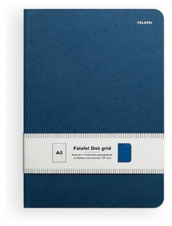 Блокнот для записей "Сobalt" A5  128 стр в точку Falafel Books