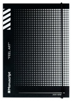 Скетчбук "Off black Dot Plus"  80 листов 150 г/м2 в точку Manuscript Открытый
