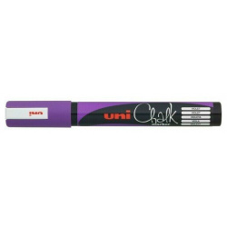 Меловой маркер Uni "Chalk PWE 5M"  1 8 2 5 мм фиолетовый