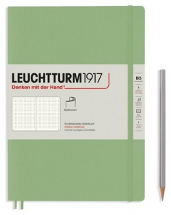 Записная книжка Leuchtturm Composition В5  в точку пастельный зеленый 123 страниц мягкая обложка 1917