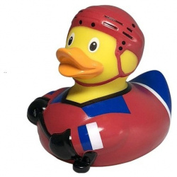 Резиновая уточка "Хоккеист" Funny Ducks 