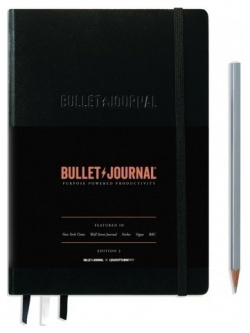 Блокнот Leuchtturm Bullet Journal 2  в точку А5 206 страниц 120 г/м2 твердая обложка черный 1917