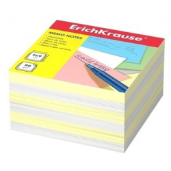 Бумага для заметок ErichKrause  90 х 50 мм 2 цвета: белый желтый Erich Krause