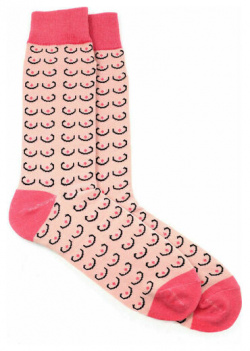 Носки Krumpy Socks Tits  40 45 бежевый TitsТаких откровенных