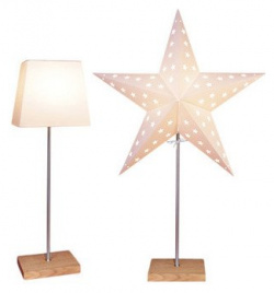 Декоративный светильник Звезда со сменным плафоном  белый 43х65 см Star Trading З