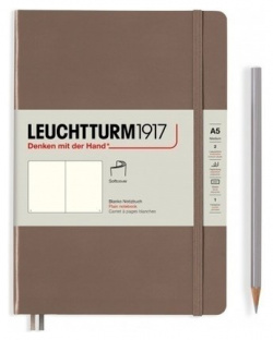 Блокнот Leuchtturm Rising Colours  61 лист без линовки коричневый теплый А5 1917 Ц