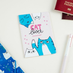 Обложка для паспорта Meshu Cat Lover  ПВХ 2 кармана
