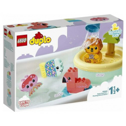 Конструктор LEGO Duplo 10966 Приключения в ванной: плавучий остров для зверей 
