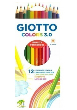 Карандаши цветные "Giotto colors"  12 цветов Giotto