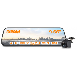 Автомобильный видеорегистратор зеркало CARCAM Z8 Wi Fi 