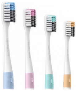 Набор зубных щеток Xiaomi Dr  Bei Bass Method Toothbrush Multicolor (4 шт)